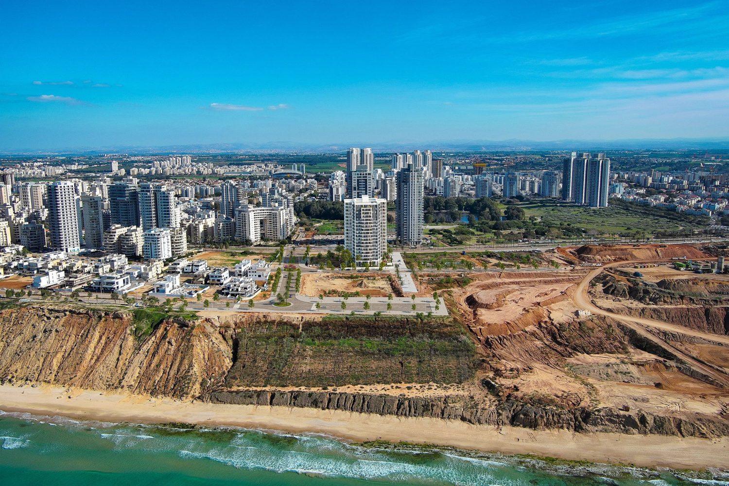 Le quartier de Shirat Ayam vu du ciel