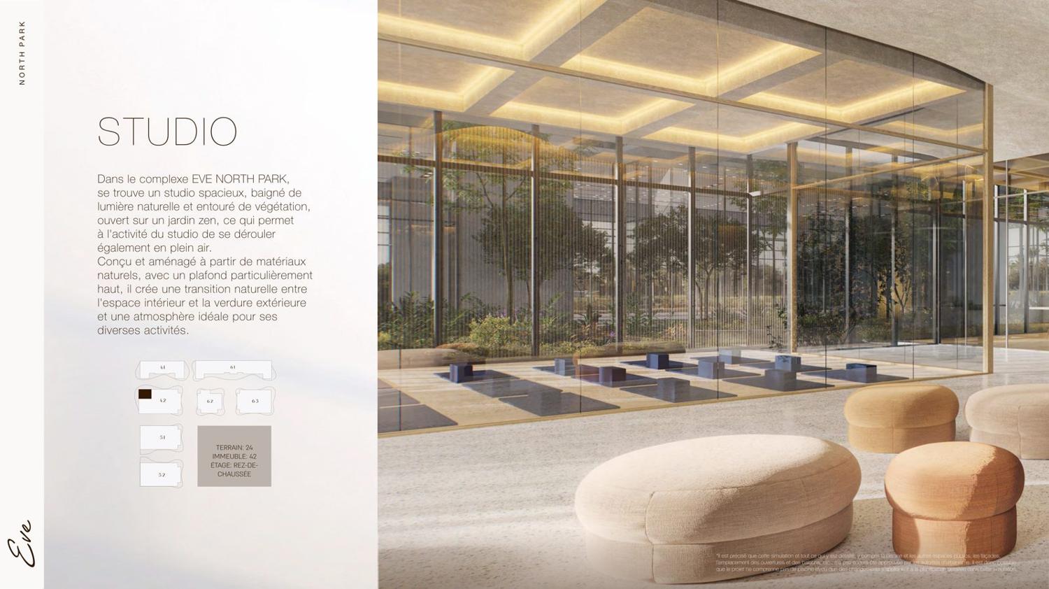 Studio Pilates & yoga sur jardin zen