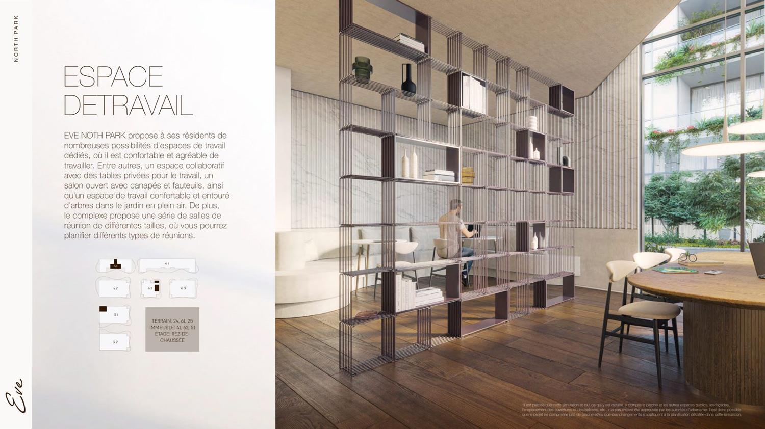 Espaces de travail dédiés