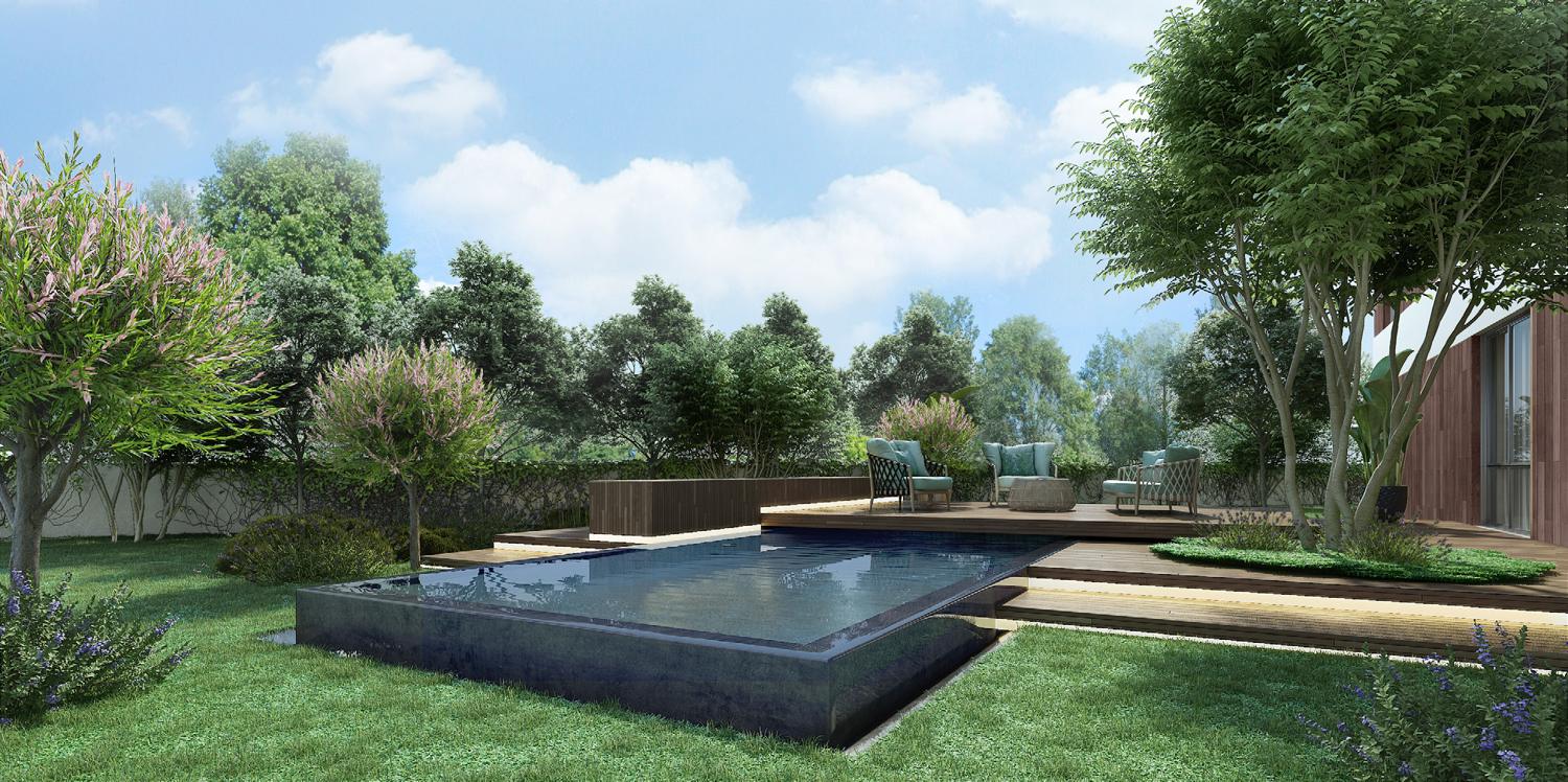 La piscine & les jardins
