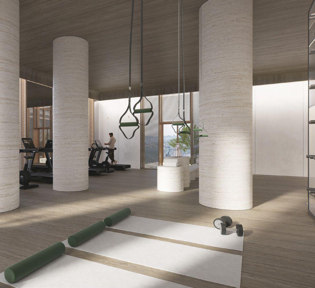 Salle de sport face à Jérusalem